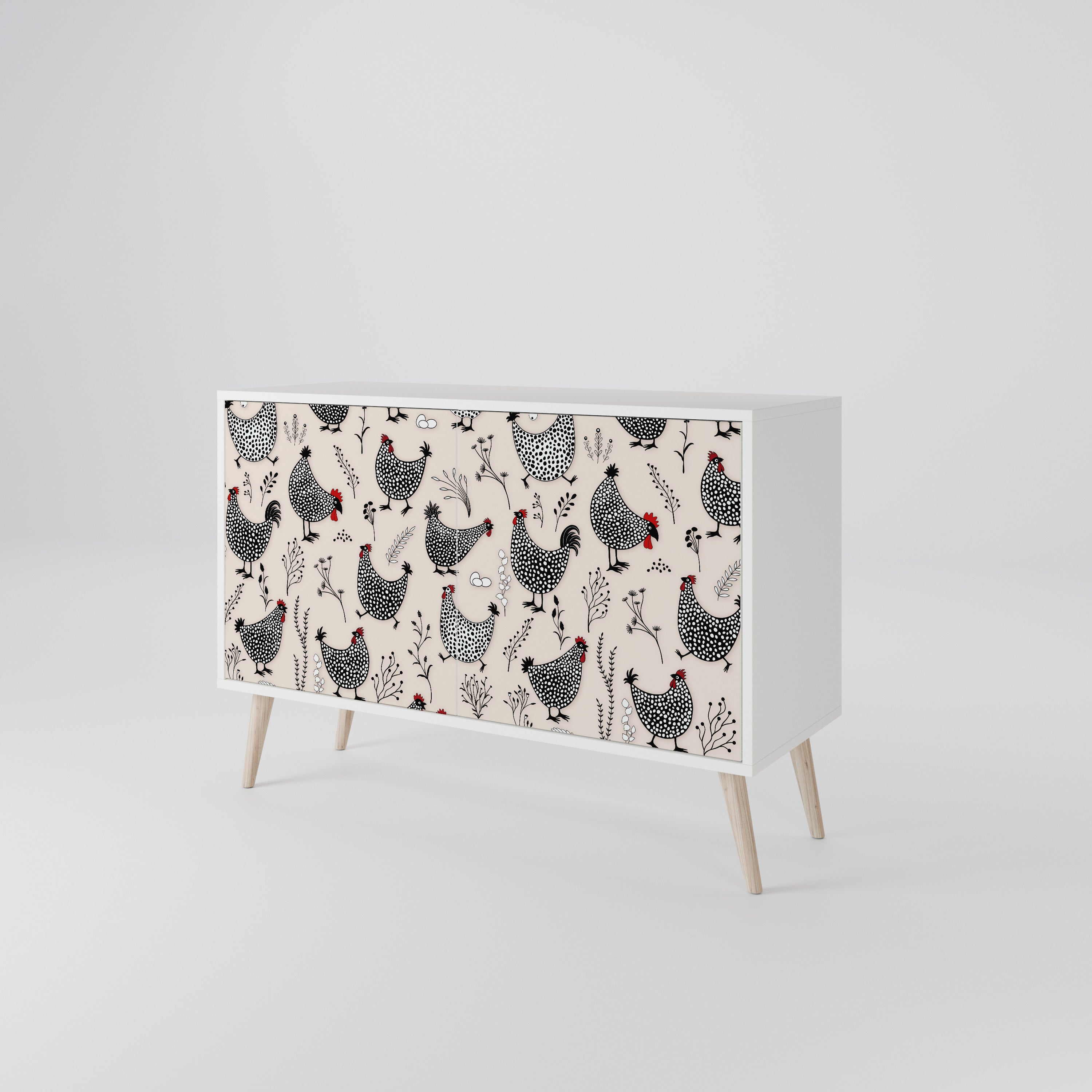 HAPPY HENS 2-türiges Sideboard