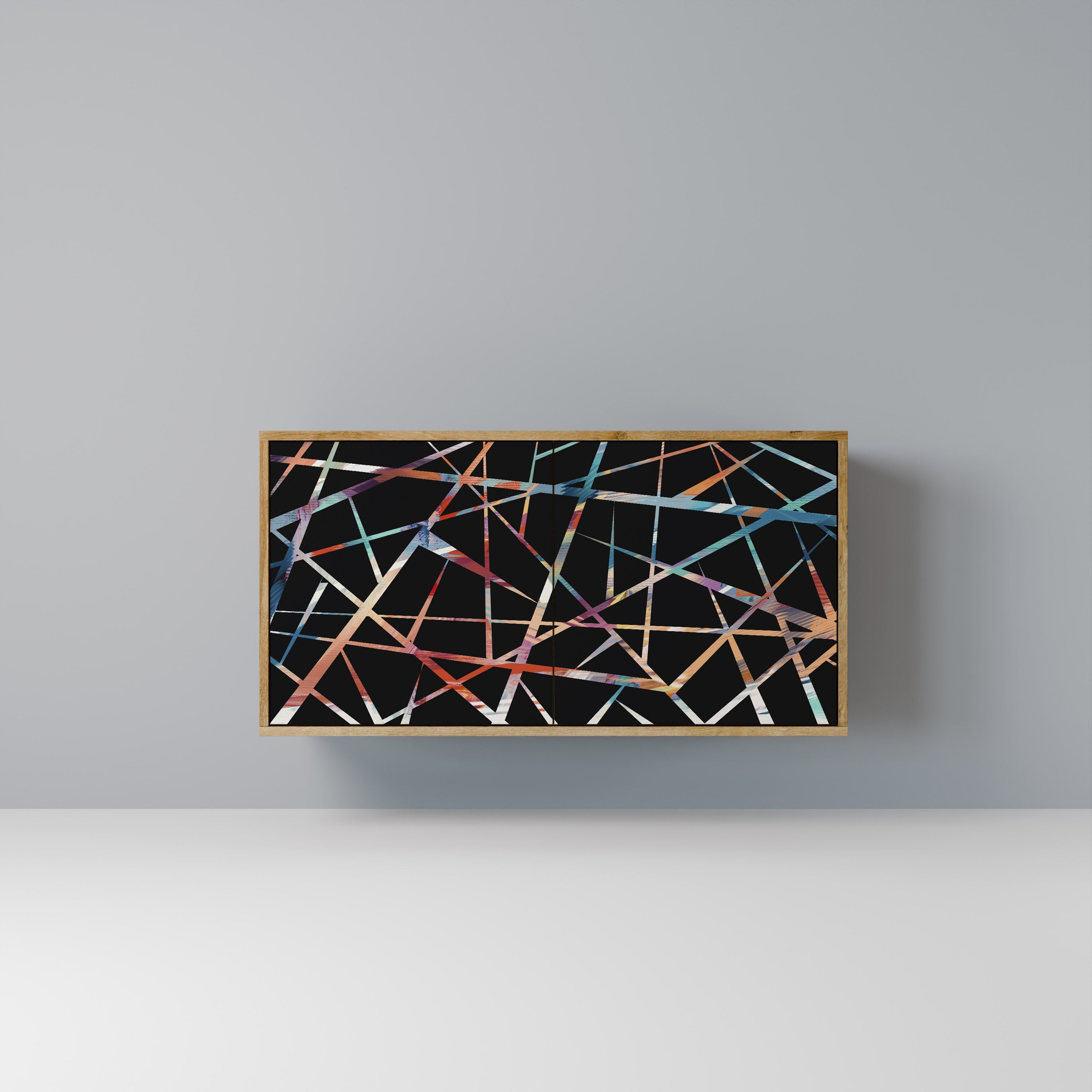 POLYGON VERVE Sideboard mit 2 Türen in Eichenoptik
