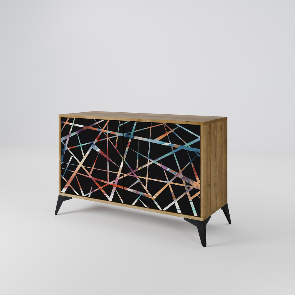 POLYGON VERVE Sideboard mit 2 Türen in Eichenoptik