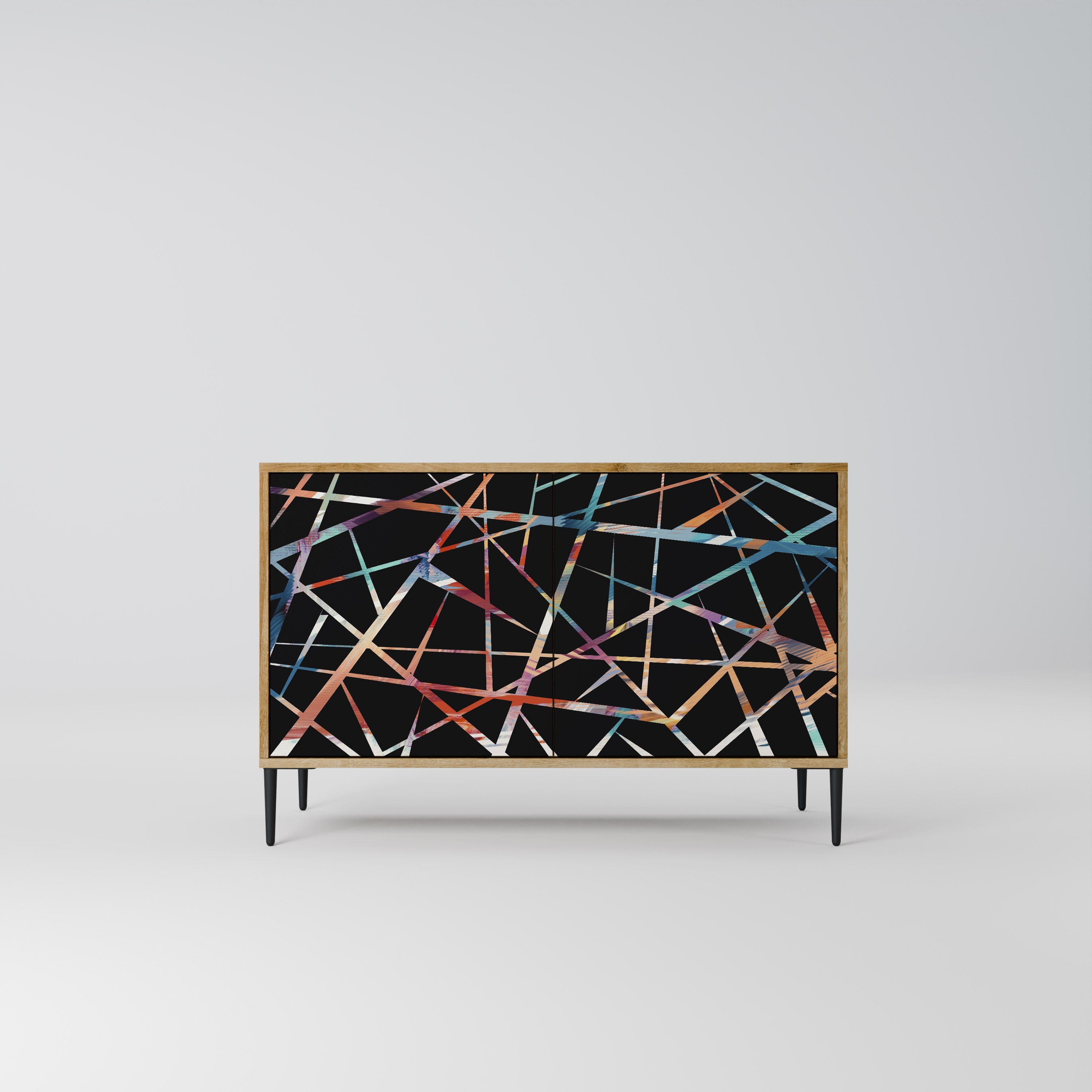 POLYGON VERVE Sideboard mit 2 Türen in Eichenoptik