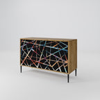 POLYGON VERVE Sideboard mit 2 Türen in Eiche-Optik