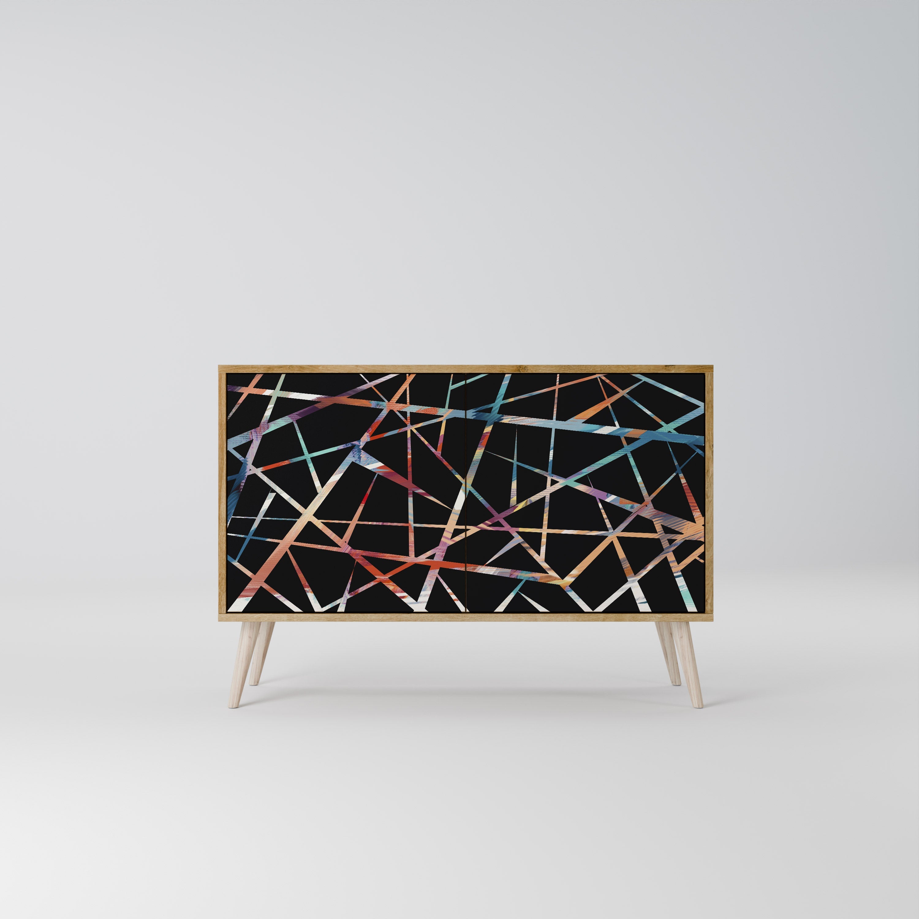 POLYGON VERVE Sideboard mit 2 Türen in Eichenoptik