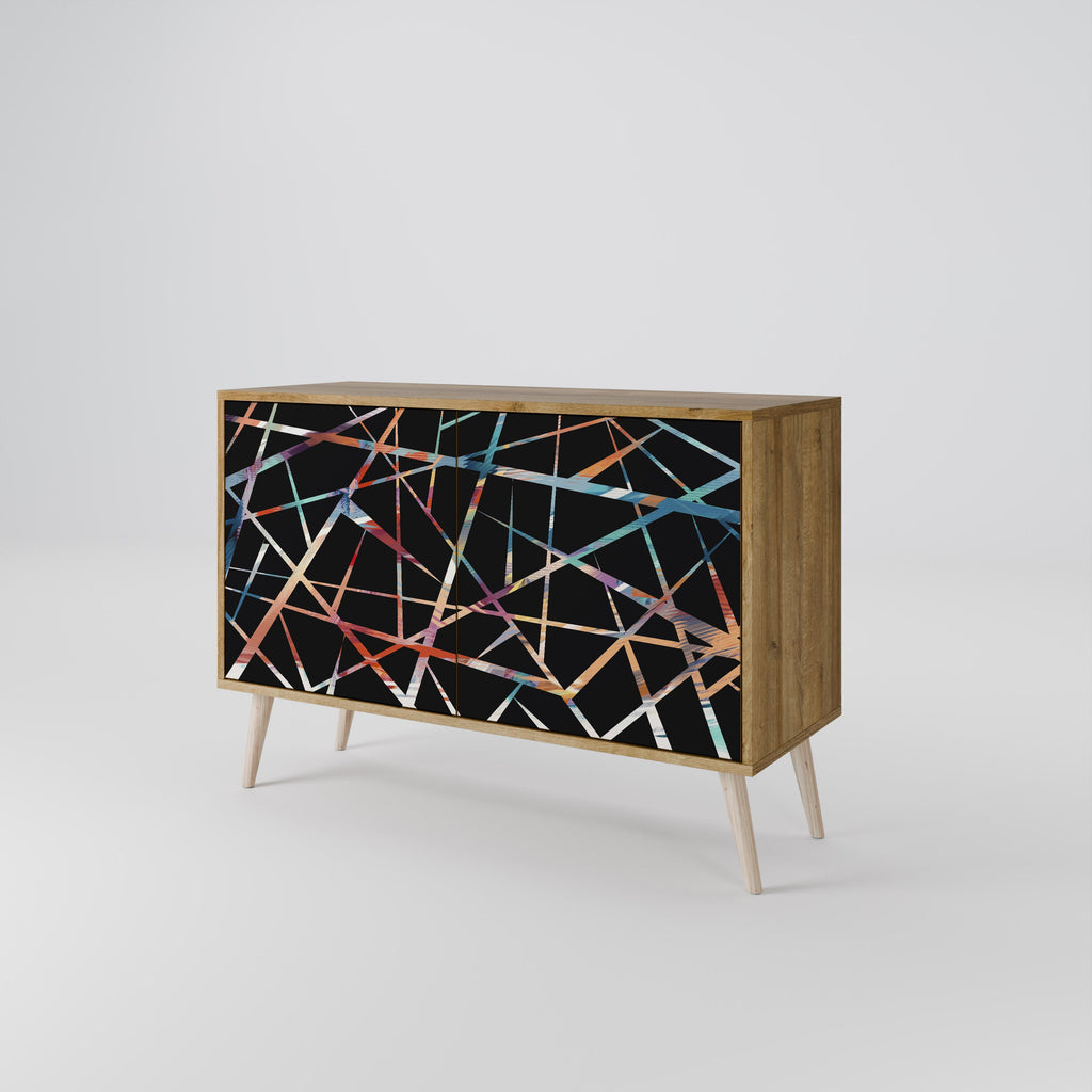POLYGON VERVE Sideboard mit 2 Türen in Eichenoptik