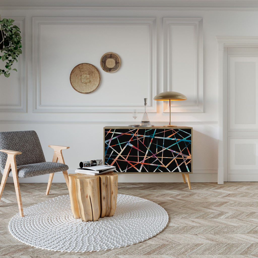 POLYGON VERVE Sideboard mit 2 Türen in Eichenoptik
