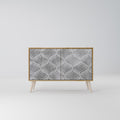 CONCRETE MOVEMENT Sideboard mit 2 Türen in Eiche-Optik
