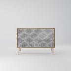 CONCRETE MOVEMENT Sideboard mit 2 Türen in Eiche-Optik