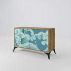 ASIAN SWAY Sideboard mit 2 Türen in Eiche-Optik