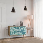 ASIAN SWAY Sideboard mit 2 Türen in Eiche-Optik