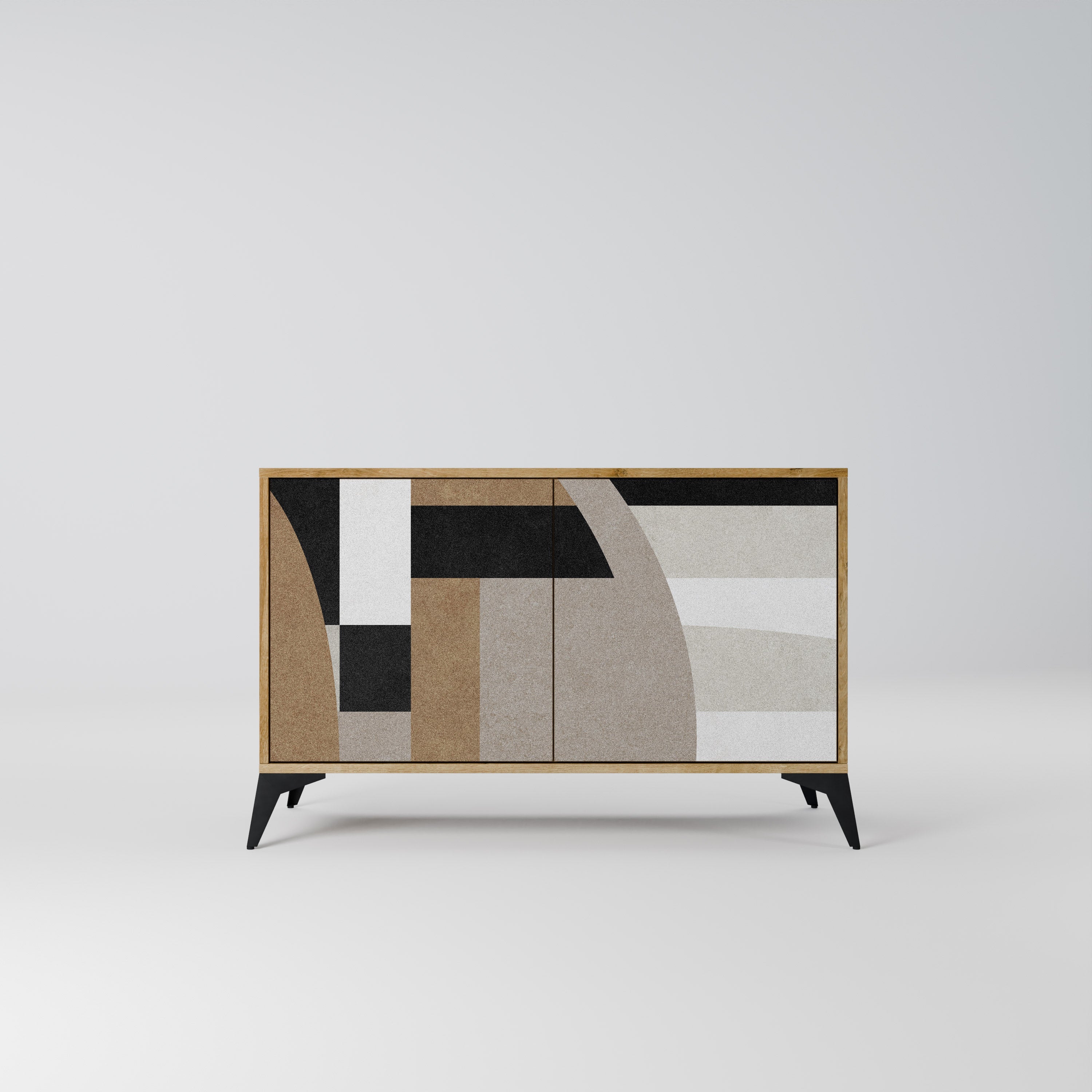 DELICATE MEMENTO Sideboard mit 2 Türen in Eichenoptik