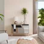 DELICATE MEMENTO Sideboard mit 2 Türen in Eiche-Optik