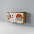 SPACE AROUND Sideboard mit 2 Türen in Eiche-Optik