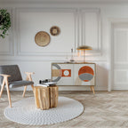 SPACE AROUND Sideboard mit 2 Türen in Eiche-Optik