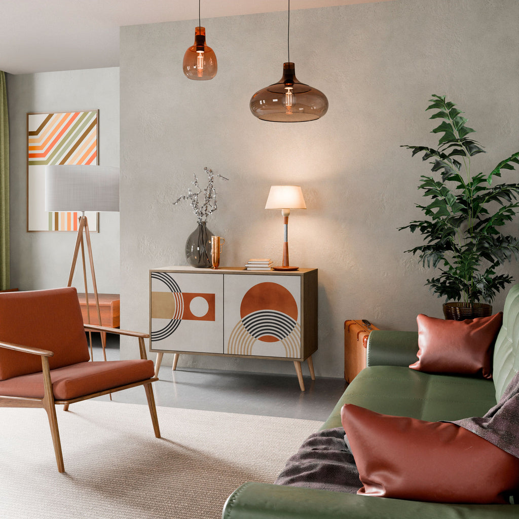 SPACE AROUND Sideboard mit 2 Türen in Eichenoptik