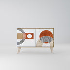 CIRCLE RHYTM Sideboard mit 2 Türen in Eiche-Optik