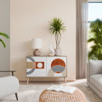 CIRCLE RHYTM Sideboard mit 2 Türen in Eiche-Optik