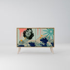 KANAGAWA BEAUTY Sideboard mit 2 Türen in Eiche-Optik