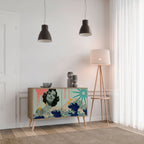KANAGAWA BEAUTY Sideboard mit 2 Türen in Eiche-Optik