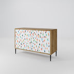 ENERGETIC SPOTS Sideboard mit 2 Türen in Eiche-Optik