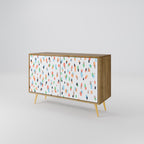 ENERGETIC SPOTS Sideboard mit 2 Türen in Eiche-Optik