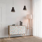 ENERGETIC SPOTS Sideboard mit 2 Türen in Eiche-Optik