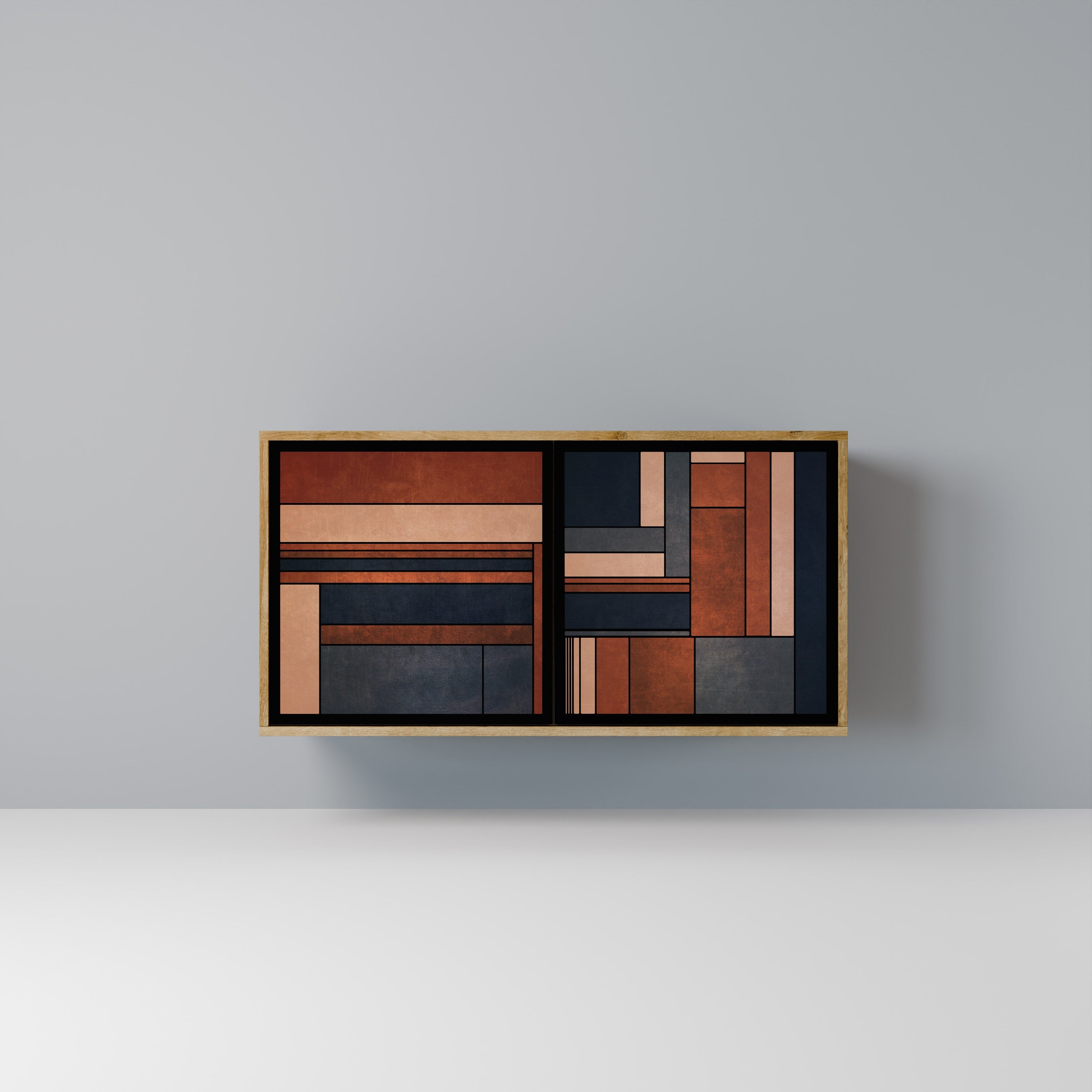 INTREPID FORMATION Sideboard mit 2 Türen in Eichenoptik
