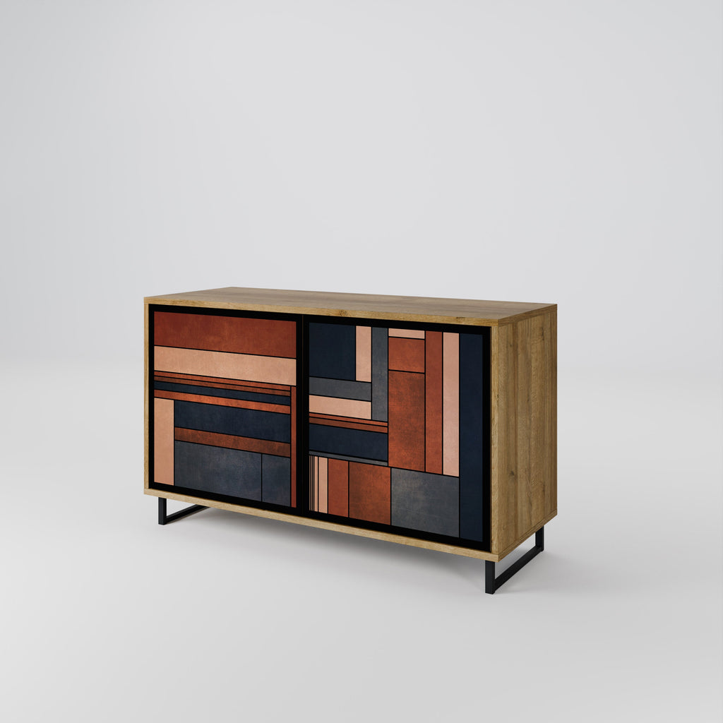 INTREPID FORMATION Sideboard mit 2 Türen in Eichenoptik