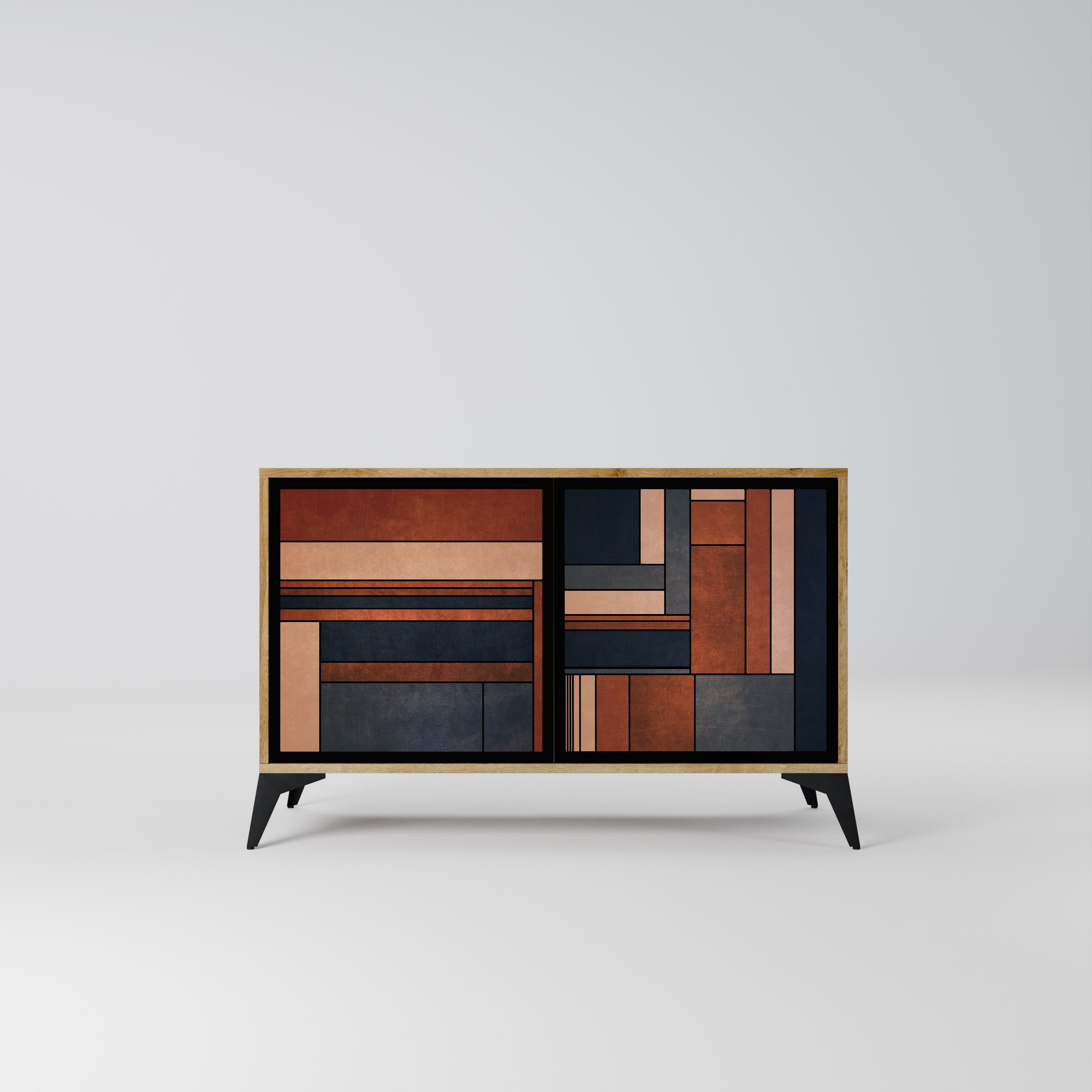 INTREPID FORMATION Sideboard mit 2 Türen in Eichenoptik
