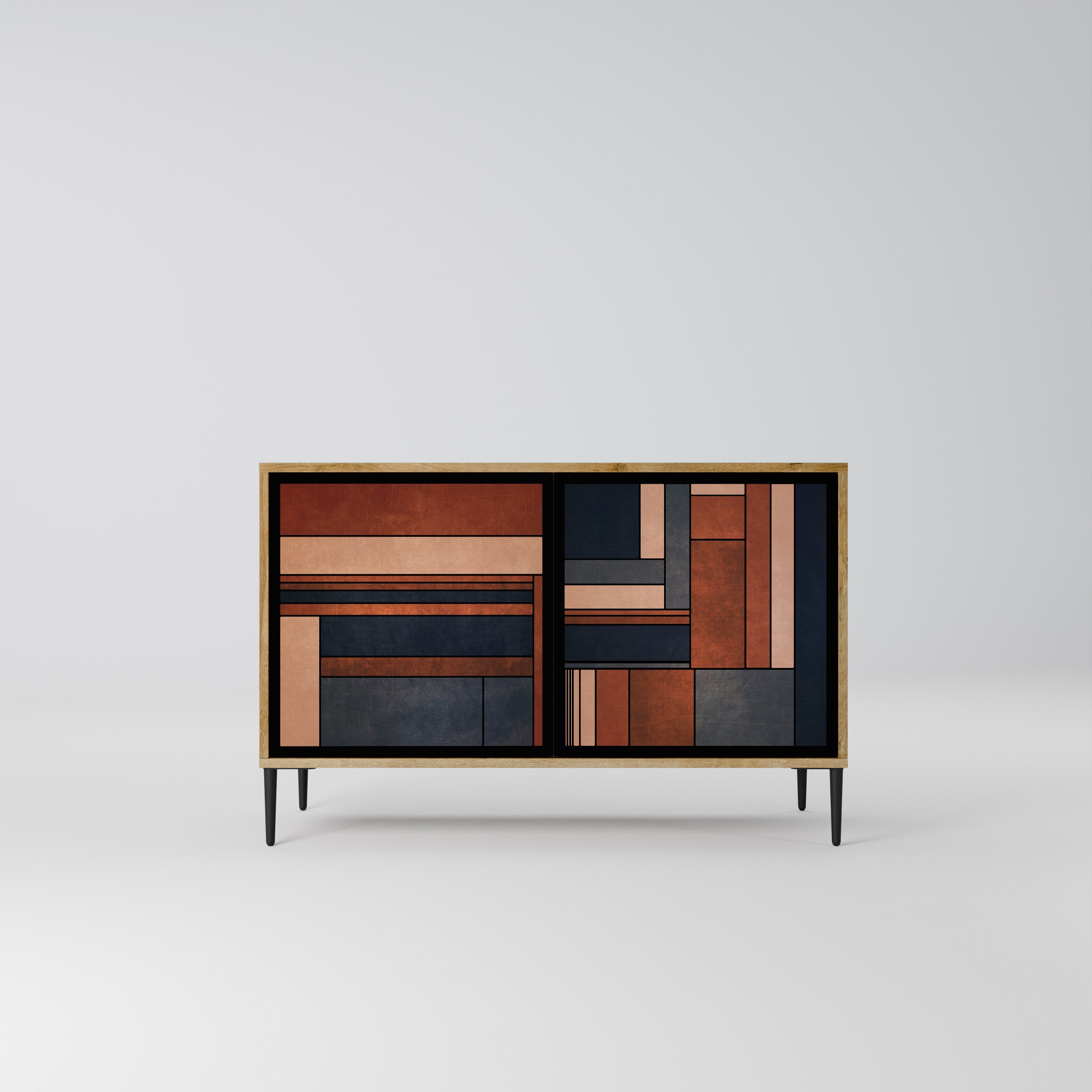 INTREPID FORMATION Sideboard mit 2 Türen in Eichenoptik