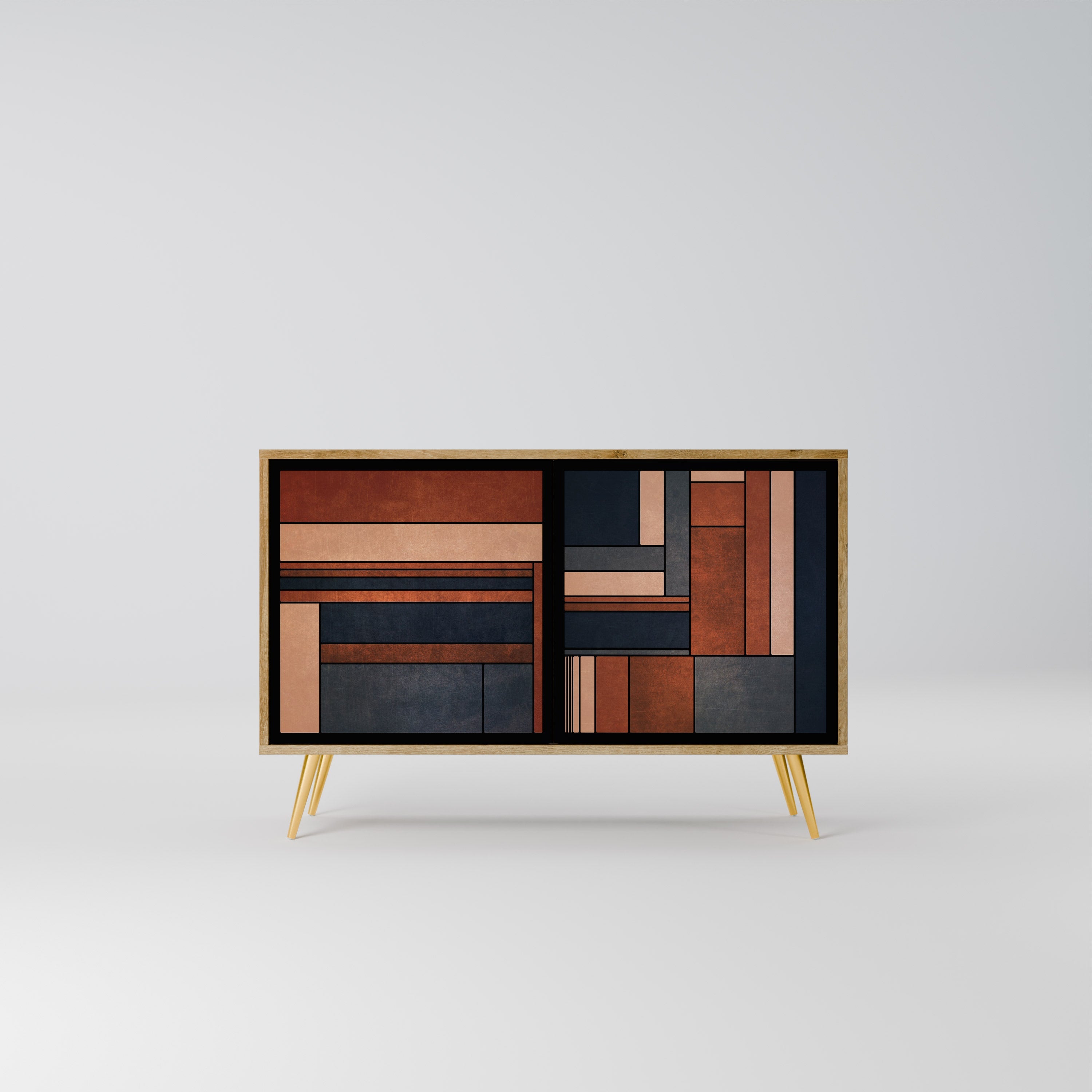 INTREPID FORMATION Sideboard mit 2 Türen in Eichenoptik