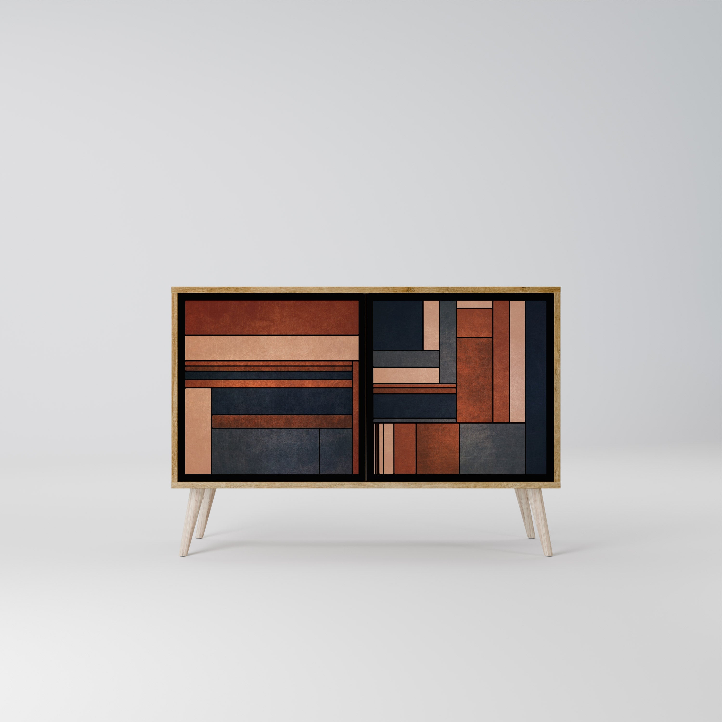 INTREPID FORMATION Sideboard mit 2 Türen in Eichenoptik