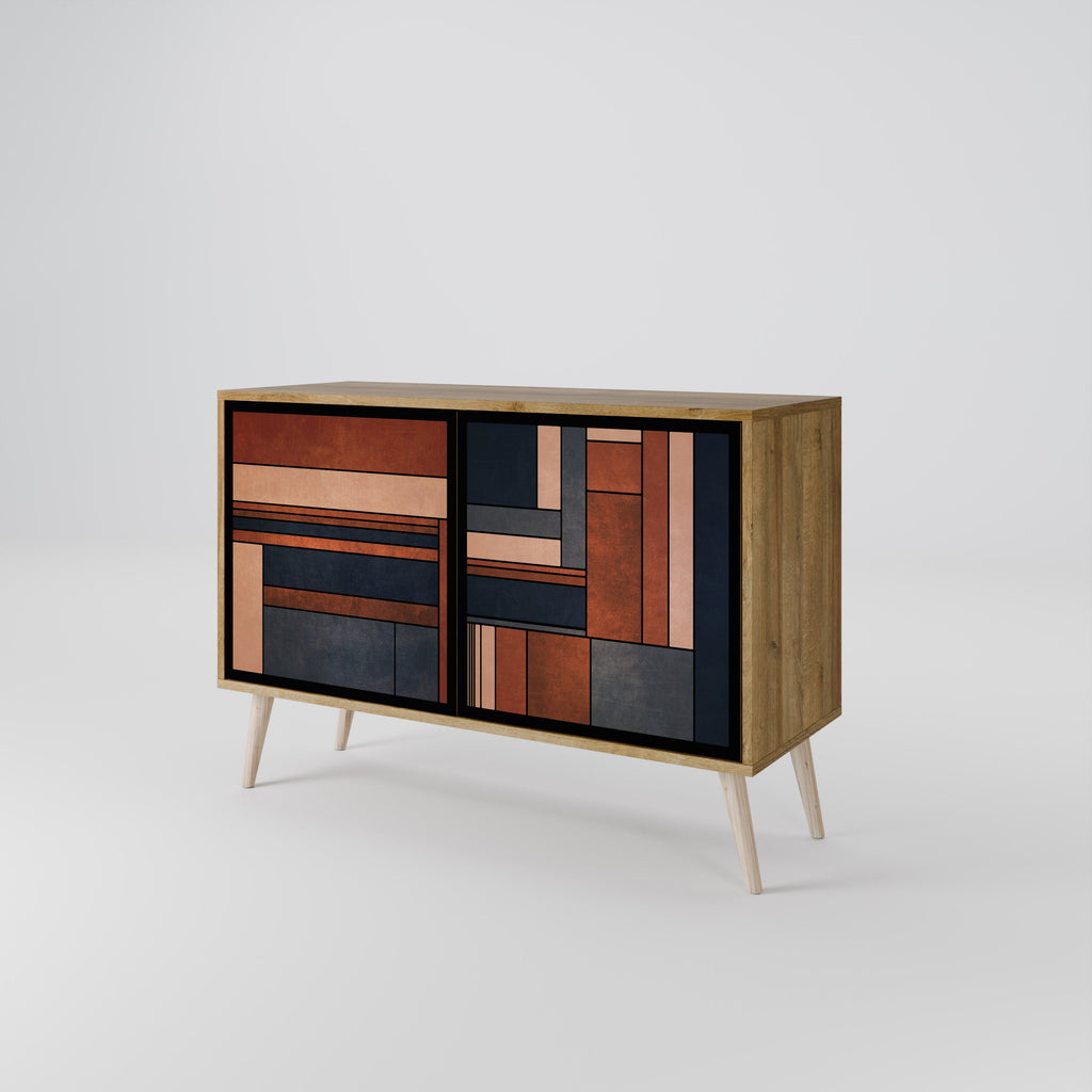 INTREPID FORMATION Sideboard mit 2 Türen in Eichenoptik