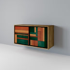 EARTHY FIGURES 2-Door Sideboard in Oak Effect