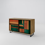 EARTHY FIGURES 2-Door Sideboard in Oak Effect