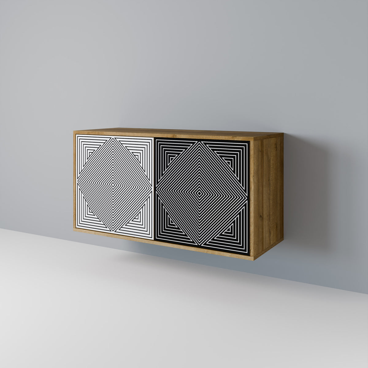 POLYGON ILLUSION 2-türiges Sideboard