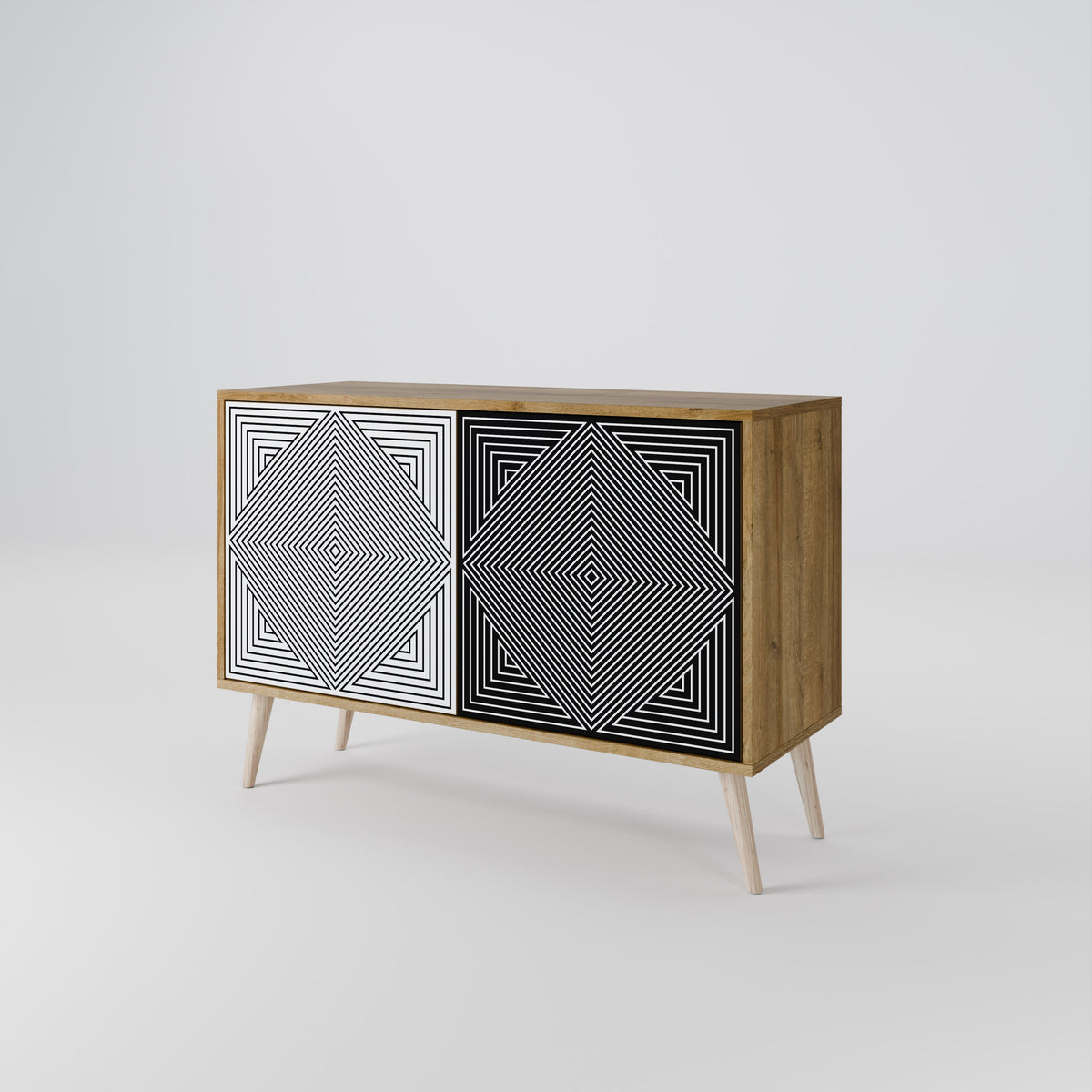 POLYGON ILLUSION 2-türiges Sideboard