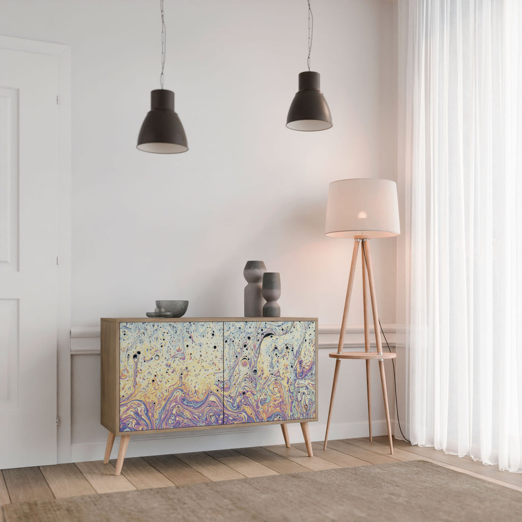 MOSAIC OF COLORS Sideboard mit 2 Türen in Eichenoptik