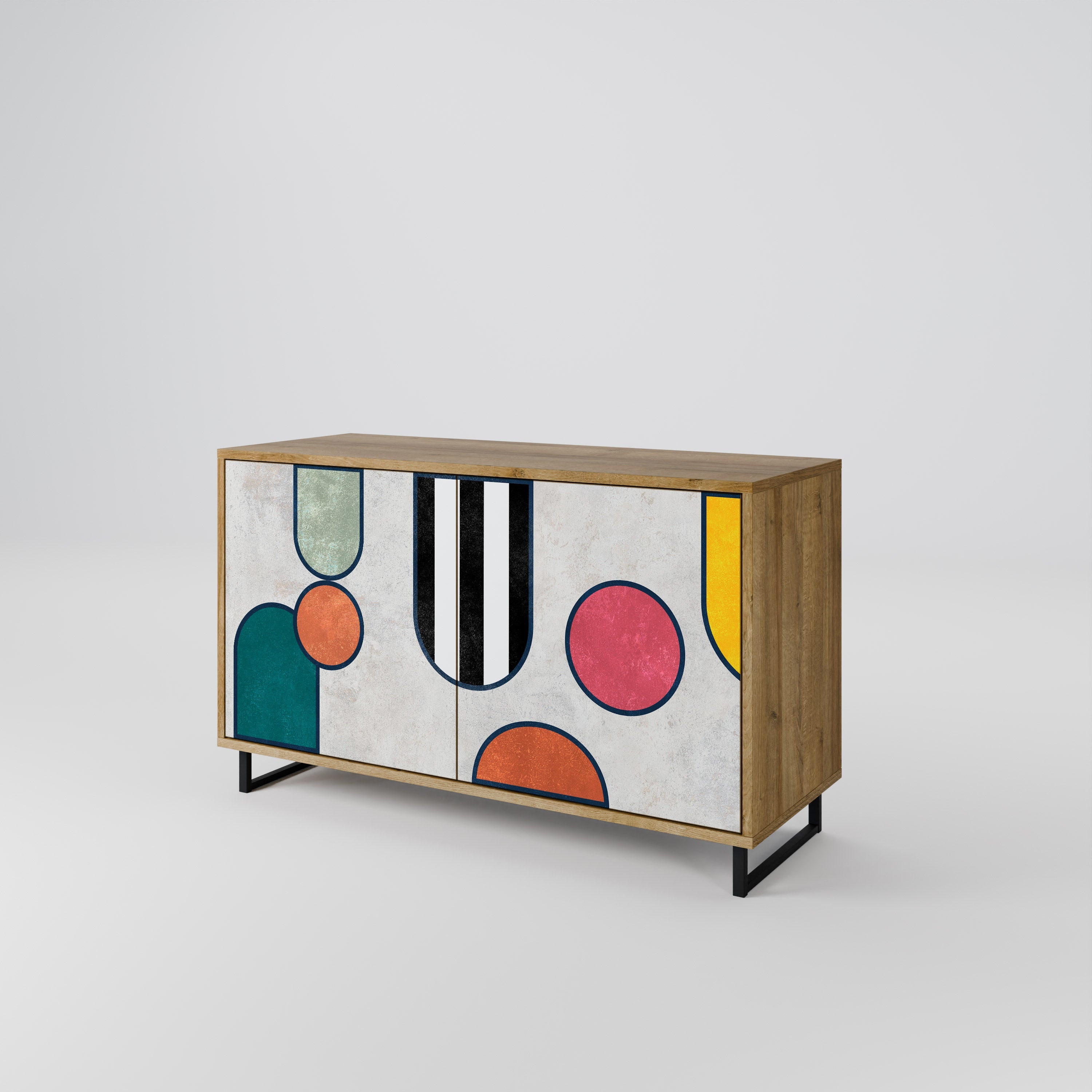 COOL STORY 2-türiges Sideboard in Eichenoptik