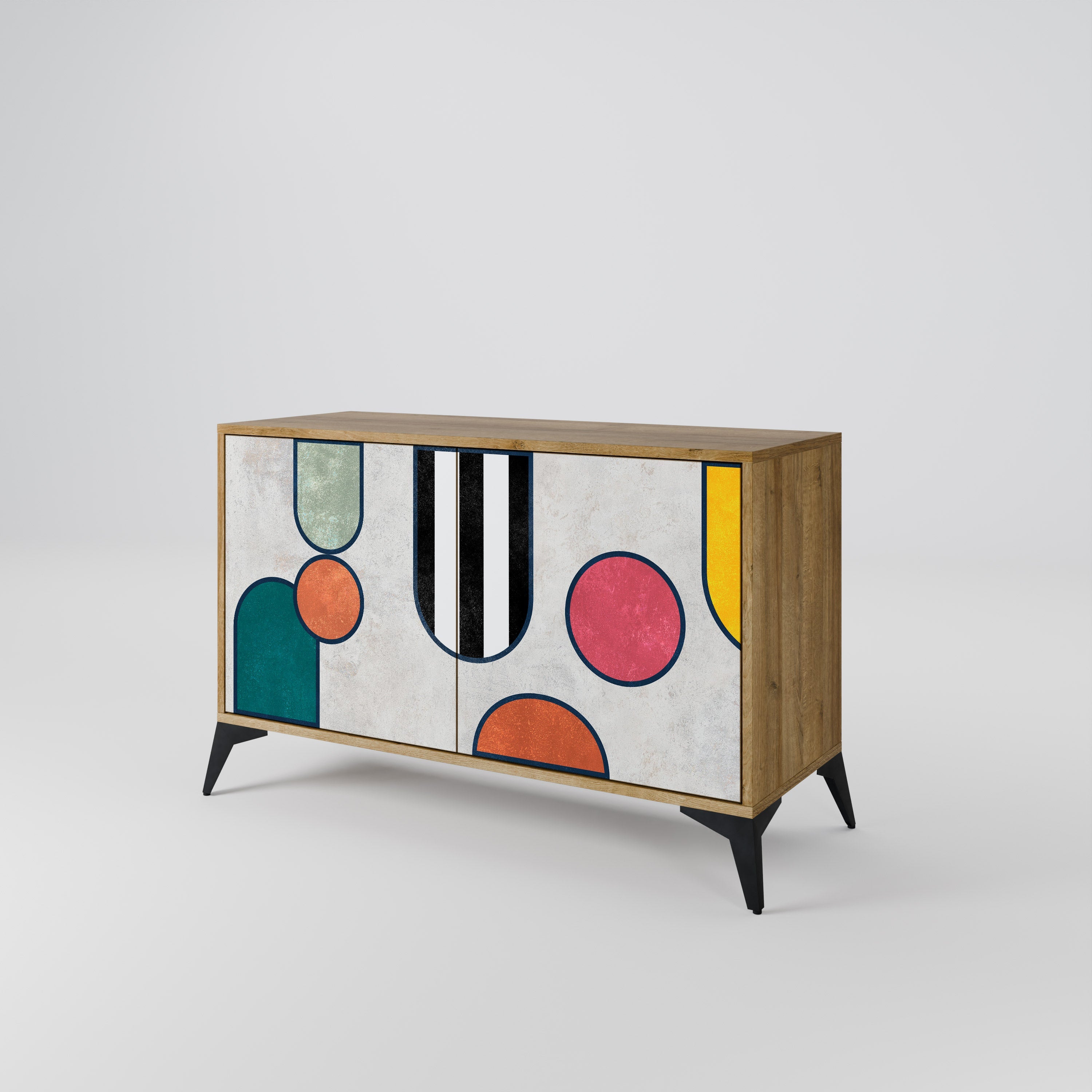COOL STORY 2-türiges Sideboard in Eichenoptik