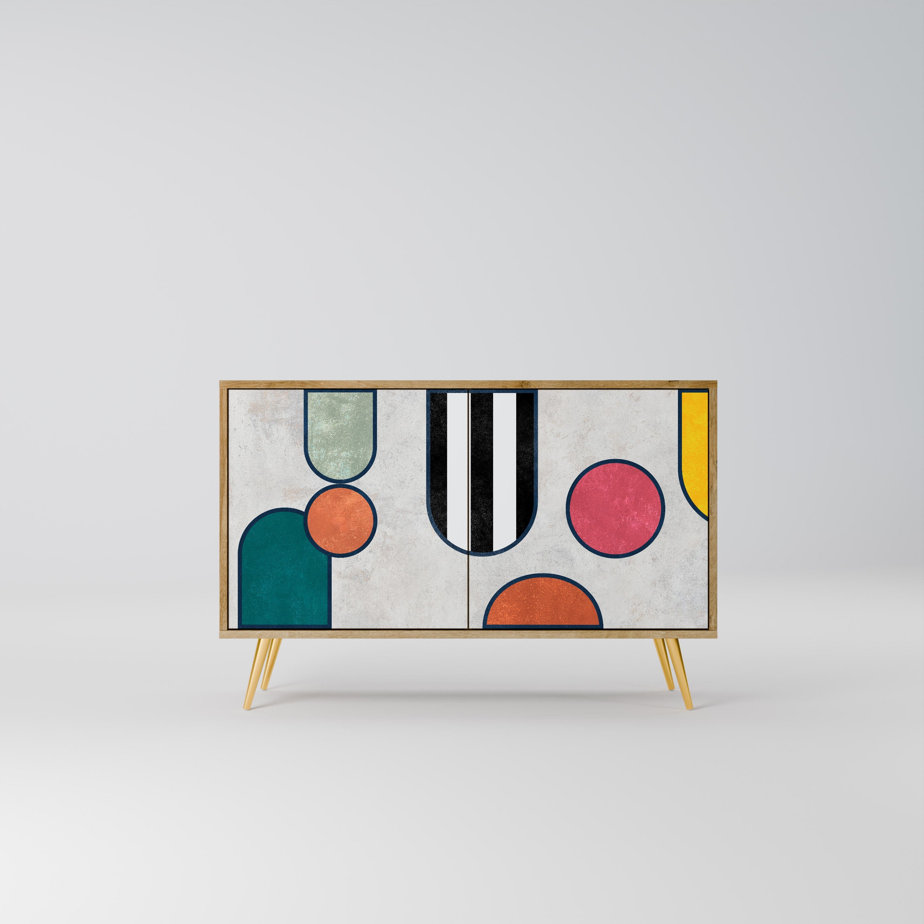 COOL STORY 2-türiges Sideboard in Eichenoptik