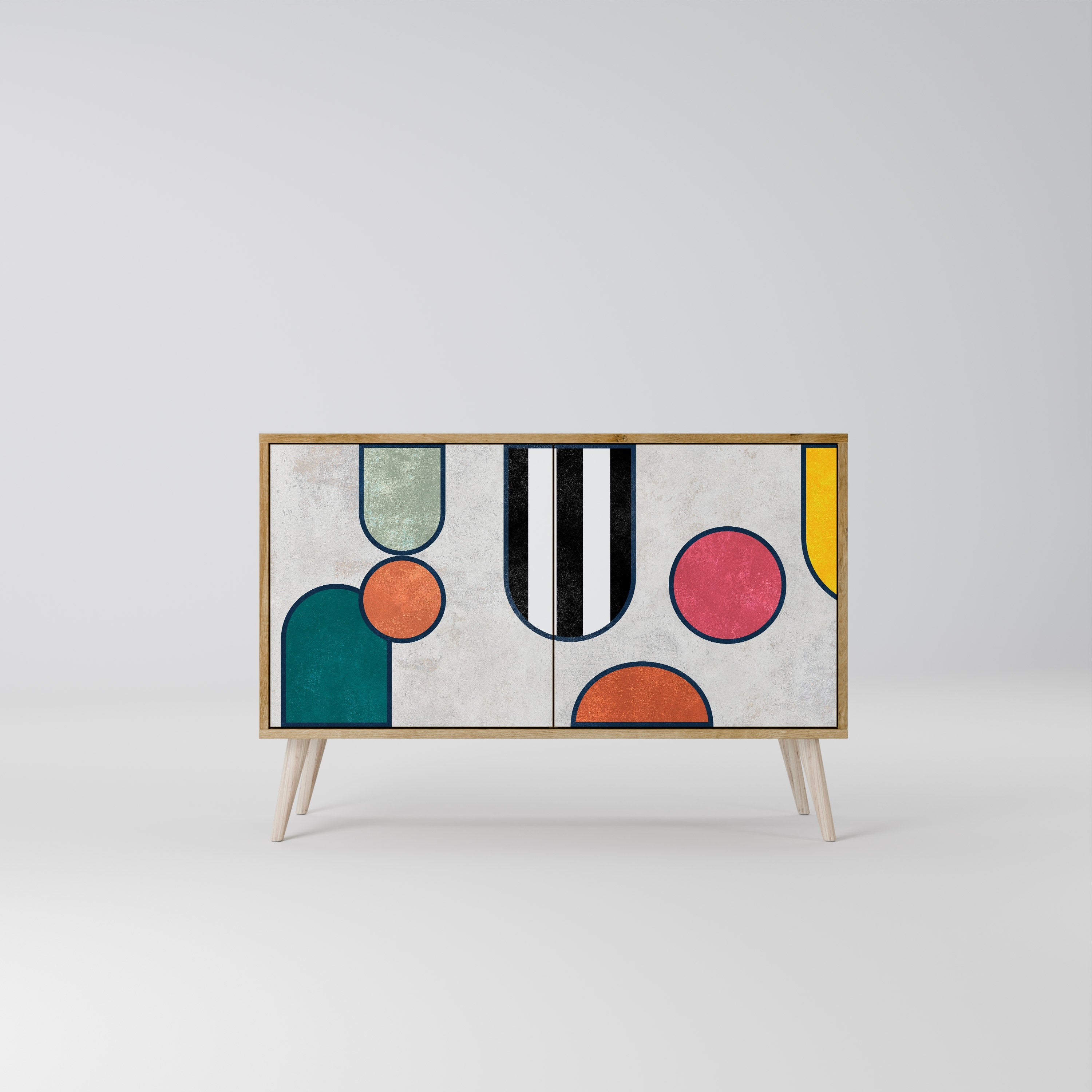 COOL STORY 2-türiges Sideboard in Eichenoptik
