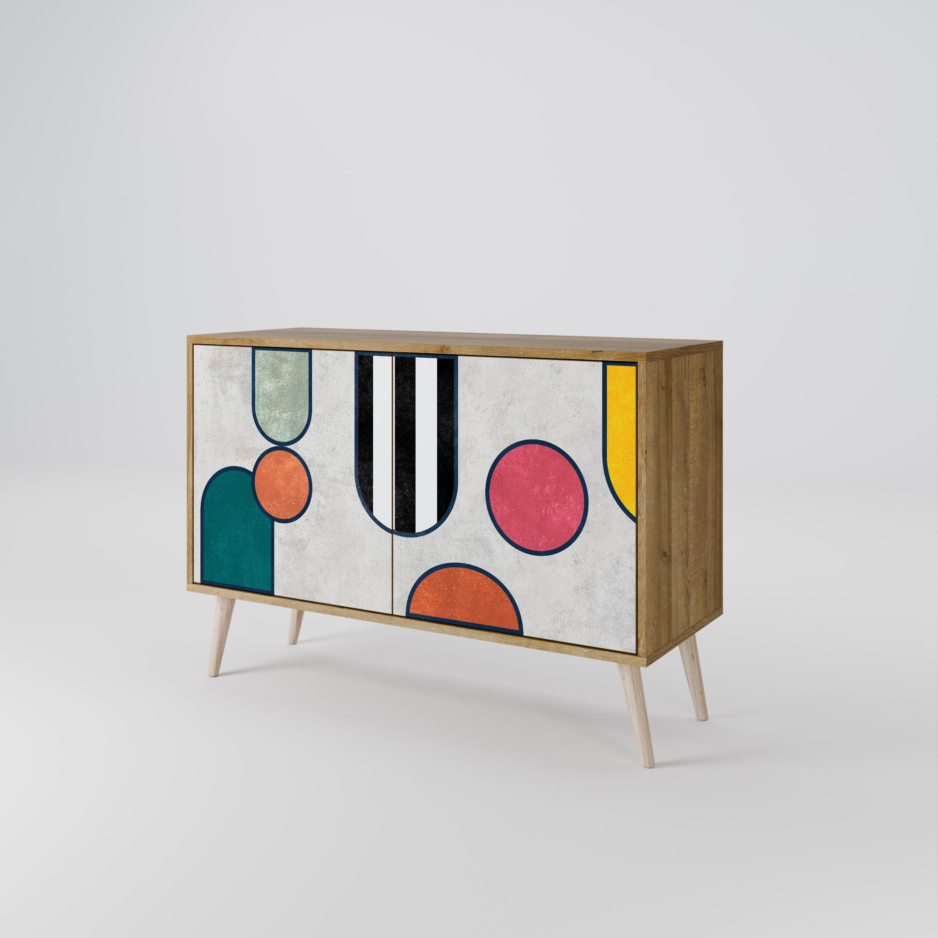 COOL STORY 2-türiges Sideboard in Eichenoptik