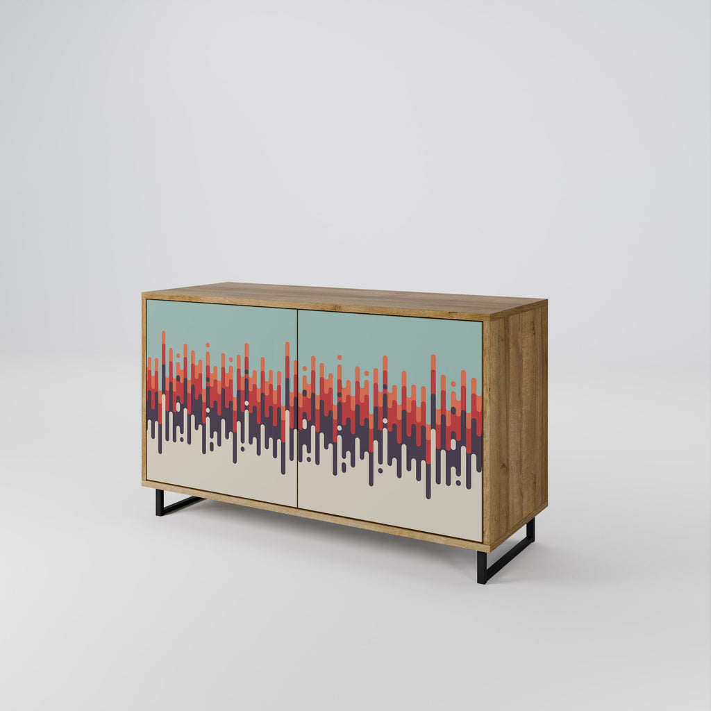 CHROMA CONTOURS Sideboard mit 2 Türen in Eichenoptik