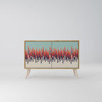 CHROMA CONTOURS Sideboard mit 2 Türen in Eiche-Optik