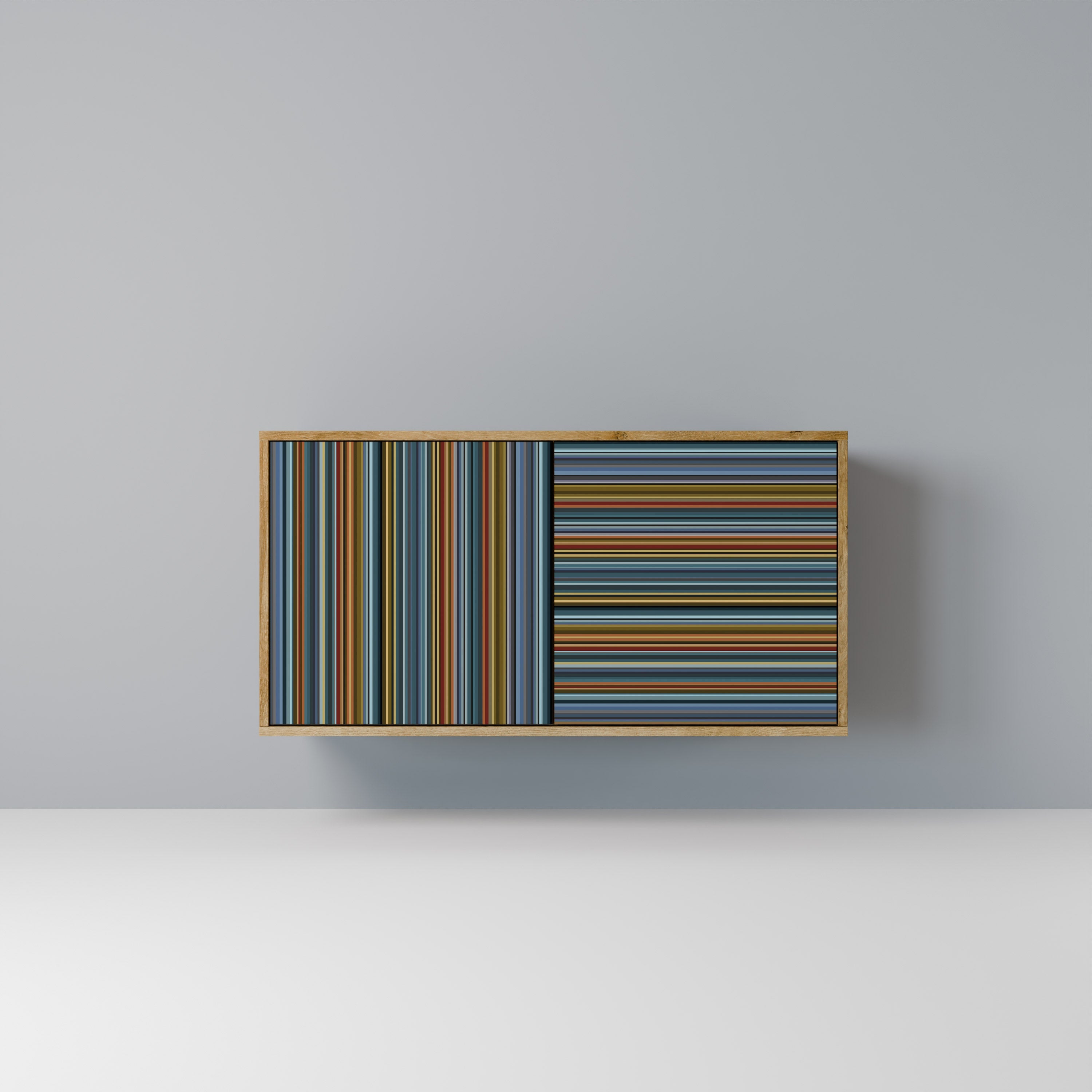 LINEOUT SPECTRUM Sideboard mit 2 Türen in Eichenoptik