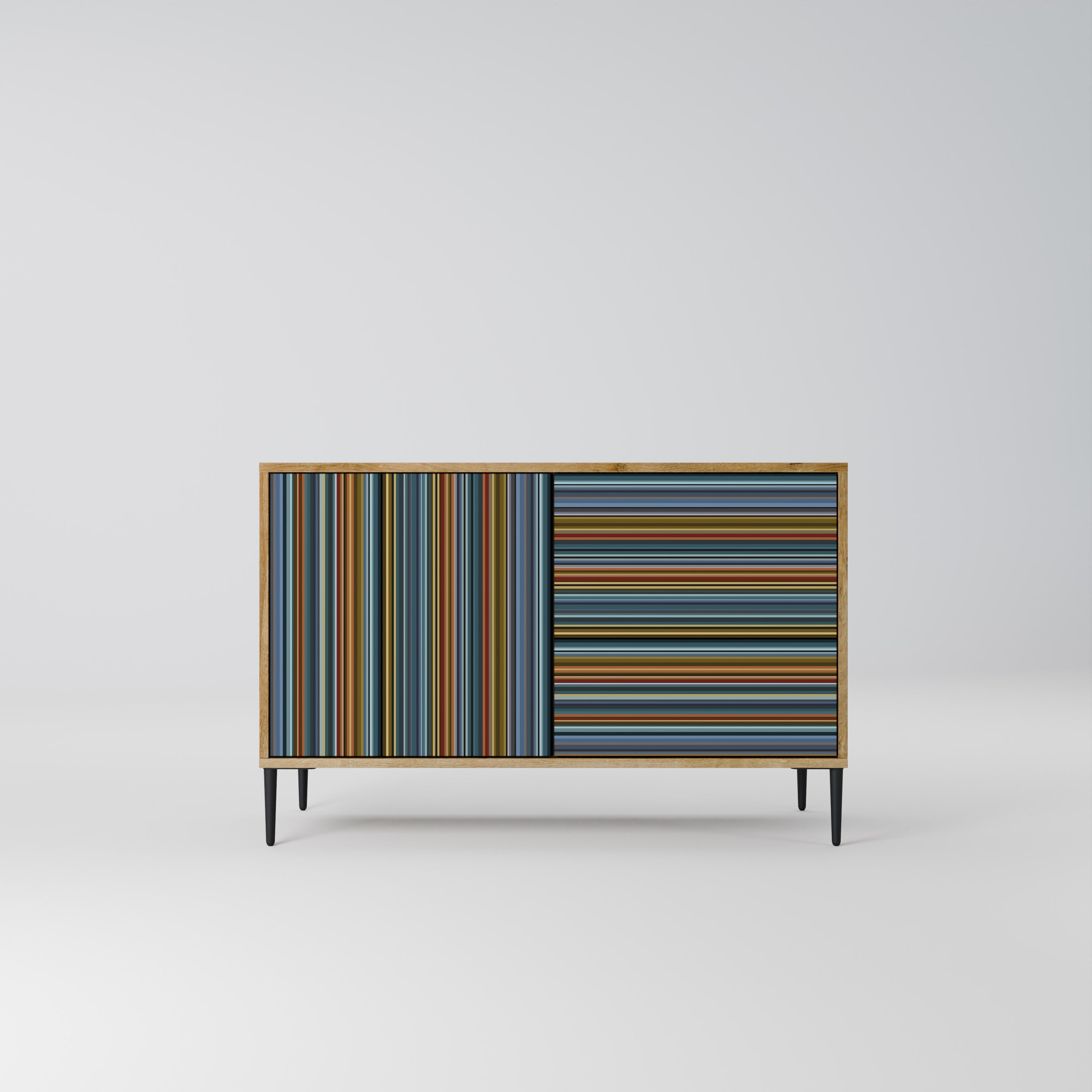 LINEOUT SPECTRUM Sideboard mit 2 Türen in Eichenoptik