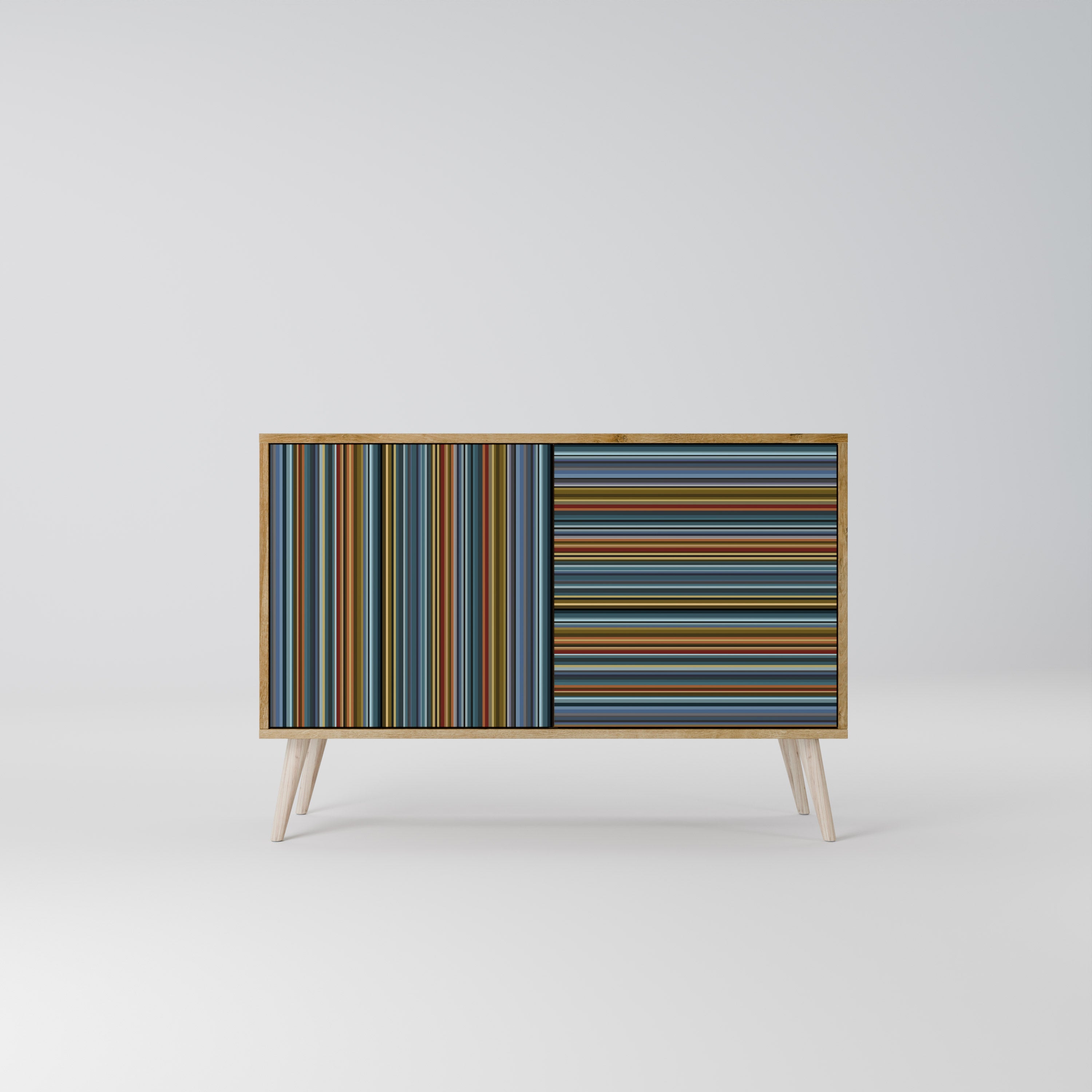 LINEOUT SPECTRUM Sideboard mit 2 Türen in Eichenoptik