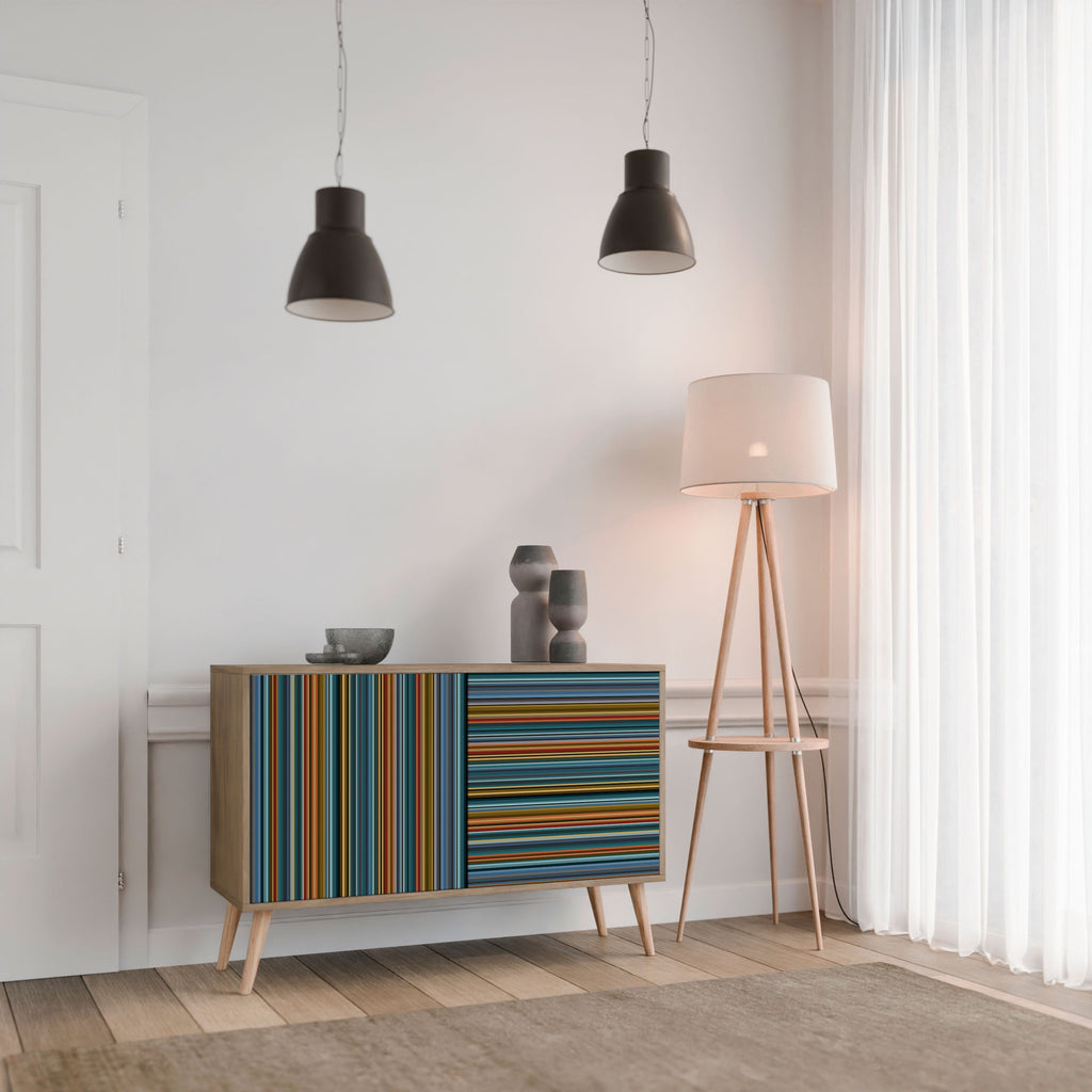 LINEOUT SPECTRUM Sideboard mit 2 Türen in Eichenoptik