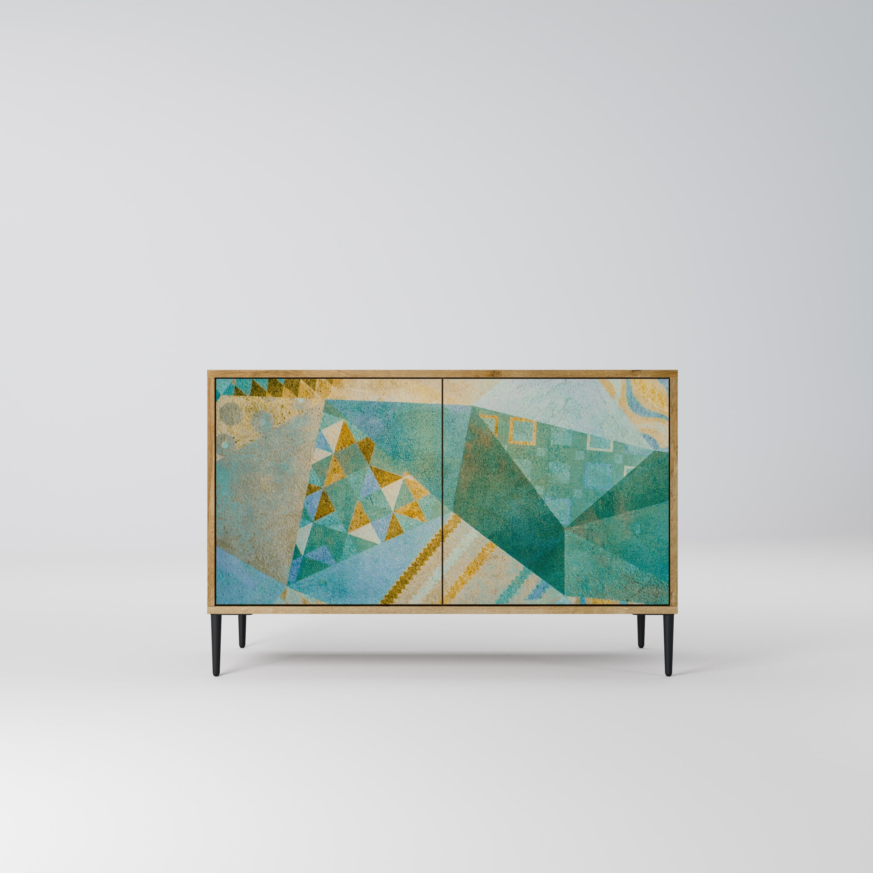 SPECTRUM SPLENDOR Sideboard mit 2 Türen in Eichenoptik