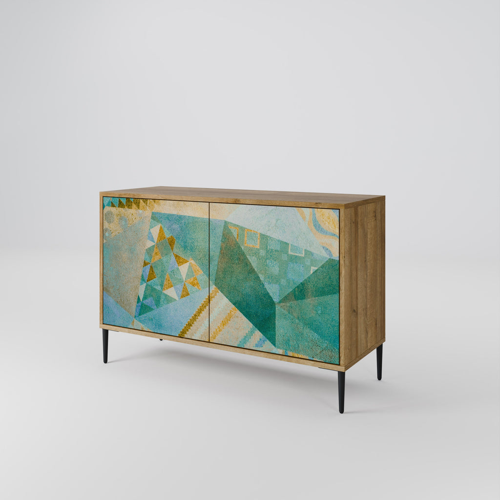 SPECTRUM SPLENDOR Sideboard mit 2 Türen in Eichenoptik