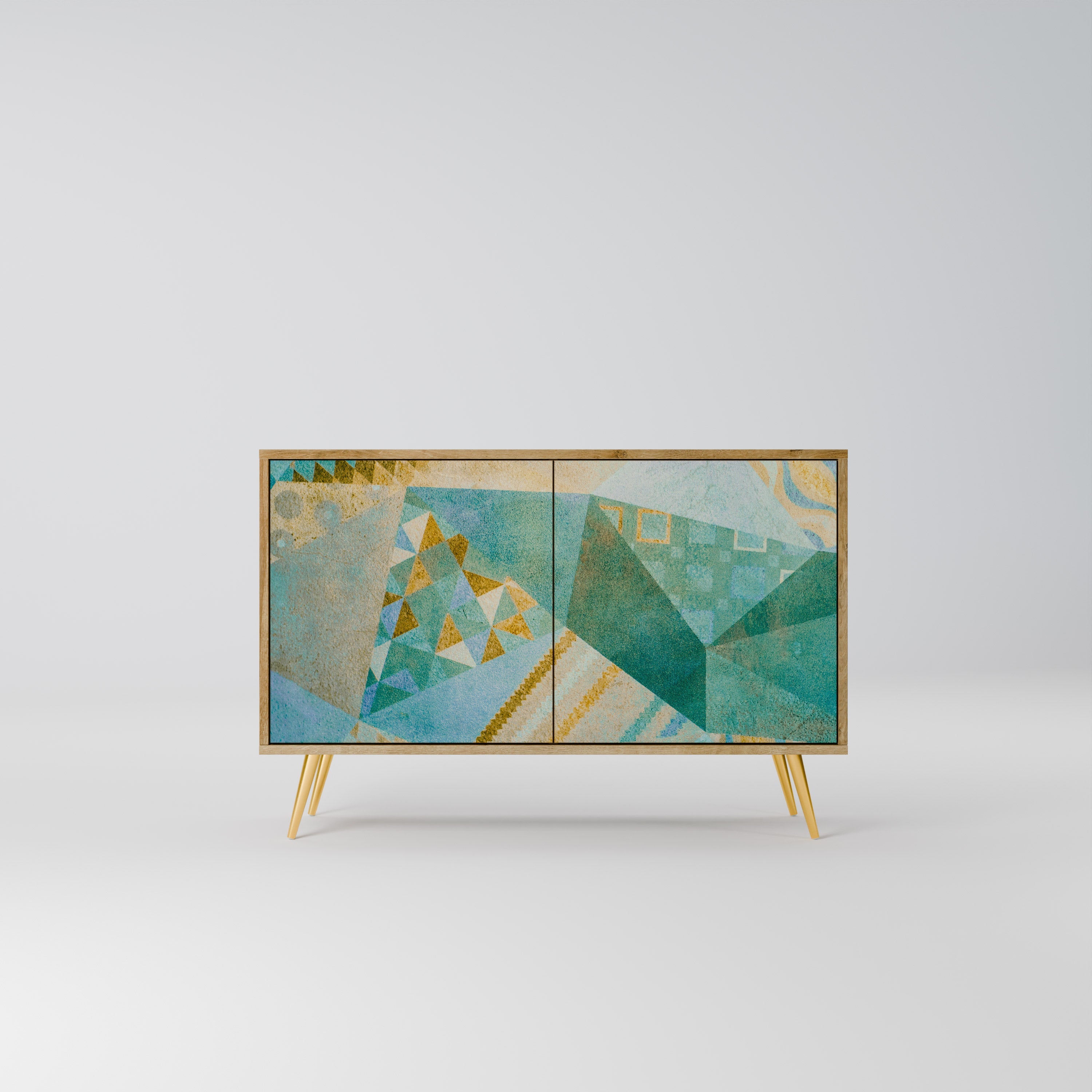 SPECTRUM SPLENDOR Sideboard mit 2 Türen in Eichenoptik